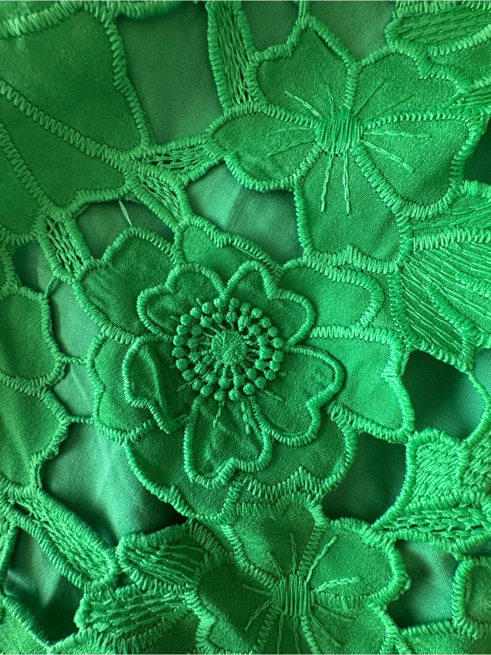 NWT Storia Paulette Floral Crochet Lace Mini Dress VICI Garden Party Size Large - Picture 10 of 13
